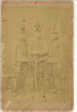 M. Berthaud, 3rd Horse Hunters Regiment Vintage Albumen Print. c card