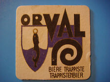 Beer Coaster Mat ~ ORVAL Biere Trappiste ~  Trappist Brewery Dry Hopped; BELGIUM