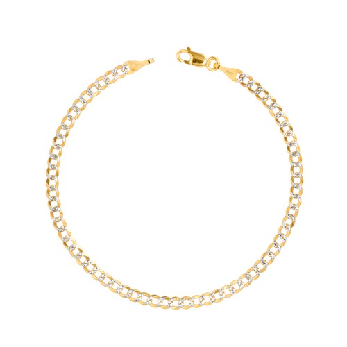 10k jaune massif 3mm - or,