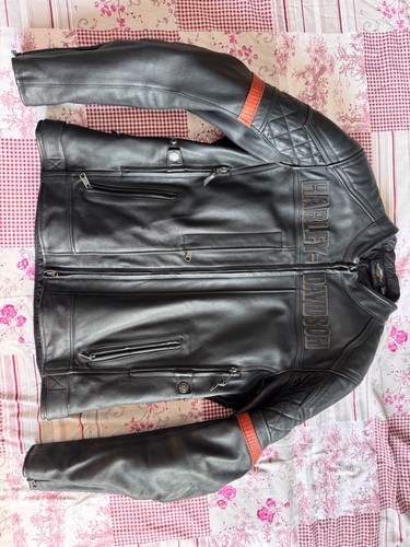 Blouson cuir moto harley - moto,