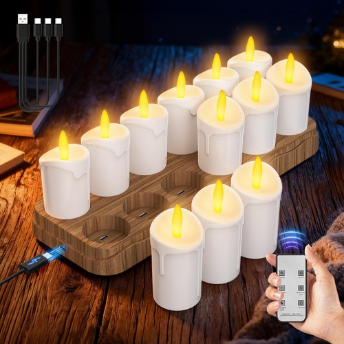 Bougies led rechargeables - led,