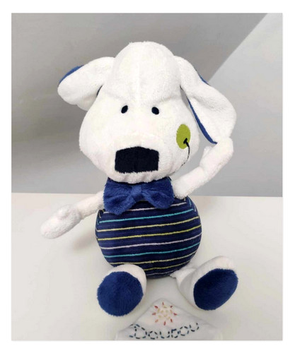 Peluche doudou chien - peluche/doudou, blanc
