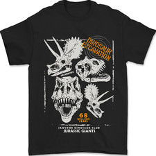 Dinosaur Excavation Palaeontology Mens T-Shirt 100% Cotton