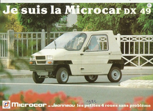 Microcar jeanneau 1982 - microcar,