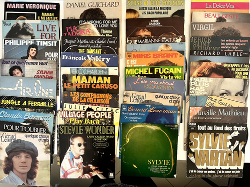Lot disques vinyles - lot, 40