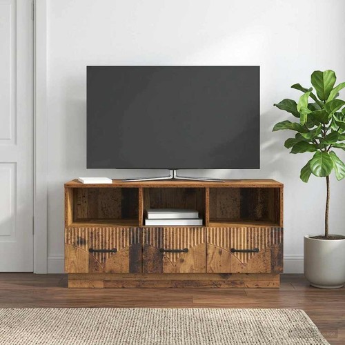 Meuble avec tiroir bois - meuble, tv