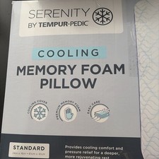 Tempur-Pedic Serenity COOLING Memory Foam Pillow Standard 24x16 Inch
