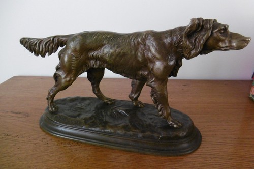 Chien bronze sculteur - chien,