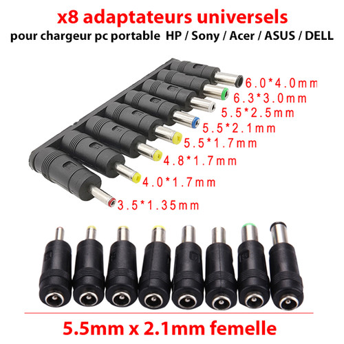 Adaptateur alimentation - 8x,