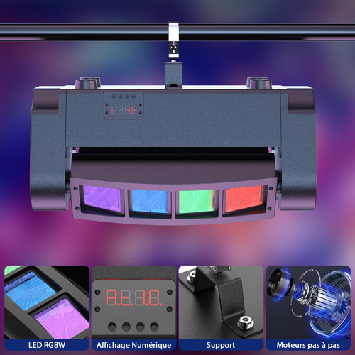Projecteur spider led rgbw - spider,