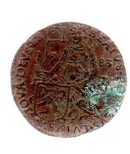 Jeton cuivre 1583 - jeton..28, mm.cuivre.1583