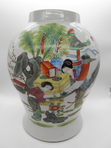 Imposant vase potiche - /,