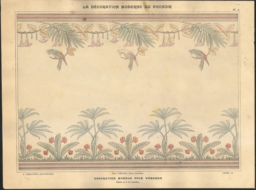 1900 grande lithographie art - 1900,