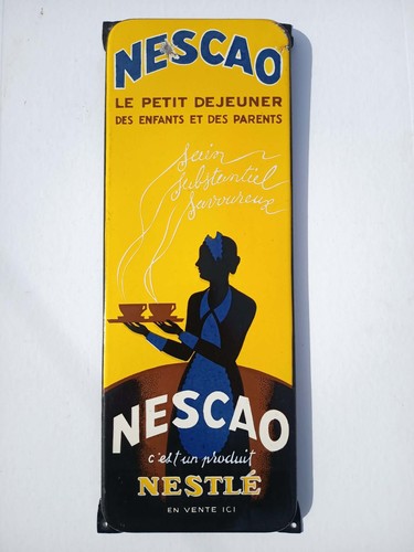 Nestlé nescao ancienne plaque - ancienne,