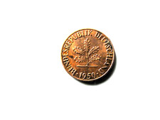 1 PFENNIG 1950 F  , REPUBLIQUE FEDERALE ALLEMANDE  !!!