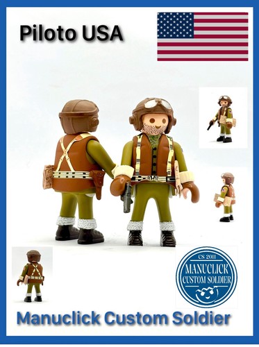 Playmobil custom ww2 soldat - playmobil,