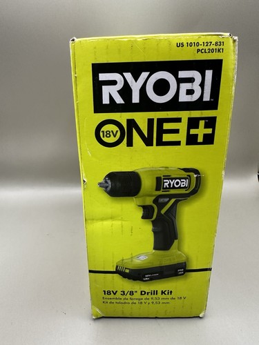 Ryobi 18v 8in drill kit - 3/8in,