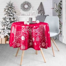 Nappe ronde 1m60 sapin Rouge