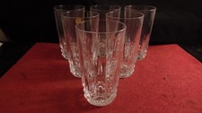 Service de 6 chopes en cristal
