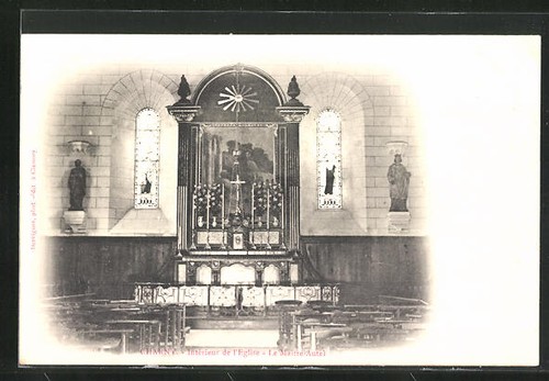 Cpa charny intérieur de - charny,,