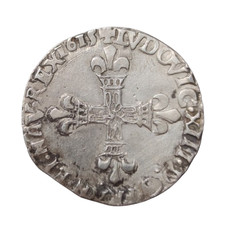 louis XIII quart d'écu, à la