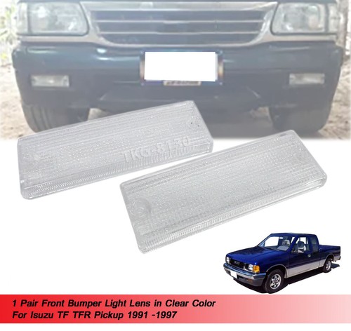 Front bumper light clear lens - front,