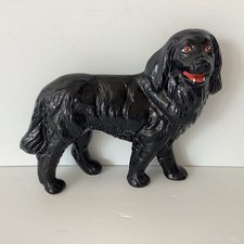 Vintage Ceramic Newfoundland Dog Bottle Sculpture 
