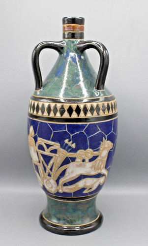 Grand vase gres decor de - gres,