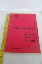spare parts catalog Alfa Romeo Spider 1300 Junior 1968