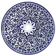 Lavabo Marocain Peint À La