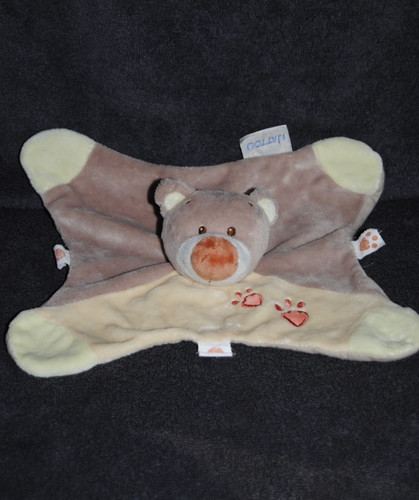 Doudou plat ours - 🍀doudou,