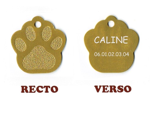 Medaille animaux gravee chien - medaille,