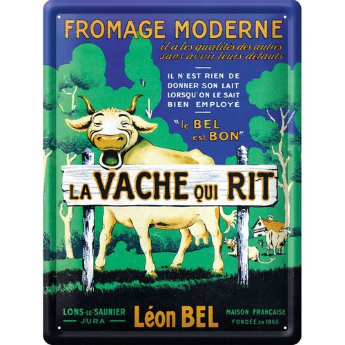 Grande plaque métal - , vintage