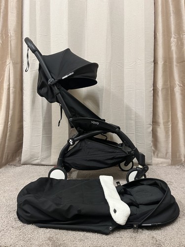 Poussette yoyo noire avec - poussette, 2