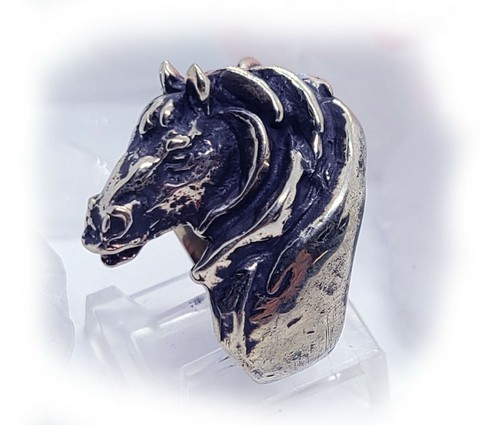 Horse sterling silver ring - horse,
