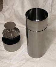 Vintage Stainless STELTON Arne Jacobsen Cylinda-Line MCM Cocktail Shaker