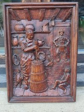ANCIEN TABLEAU RÉSINE EN RELIEF LES MÉTIERS SIGNÉ  MARIOT SIC 24 X 30 CM