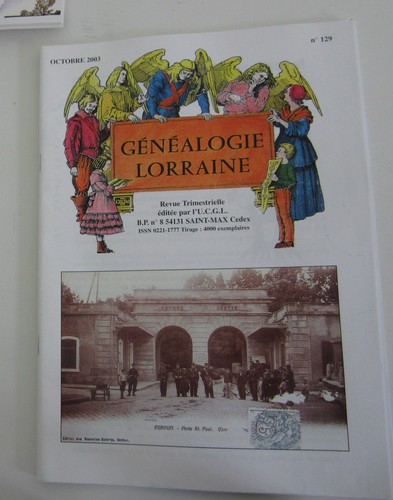 Généalogie lorraine 129 - lorraine,