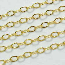 14k Gold Filled Bulk Chain 1.5mmx2mm Flat link (by foot)