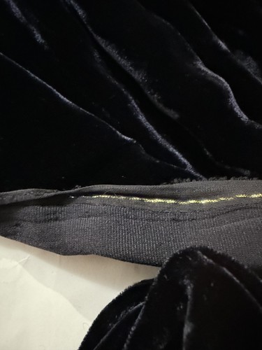 Tissu velours soie - tissu, de