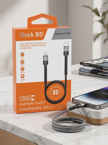 Câble charge rapide rock - charge, bd