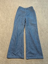 Vintage Levis Jeans Womens 12 544 Flared 70s Orange Tab Braided Waistband