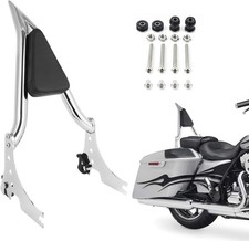 Sissy Bar for Harley Sportster 2004-2023, 13" Detachable Passenger Backrest for