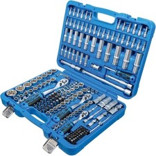 Coffret de clés à douille BGS 192 pièces 1/4" 3/8" 1/2" Jeu d'outils à cliquet