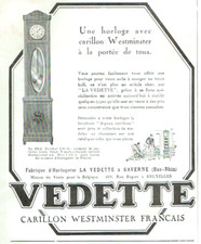 Advertising AD 0223 1928 Star Chime Westminster Clock