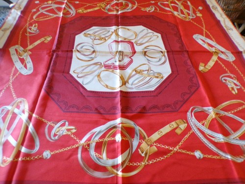 Vintage foulard cartier - foulard, rouge