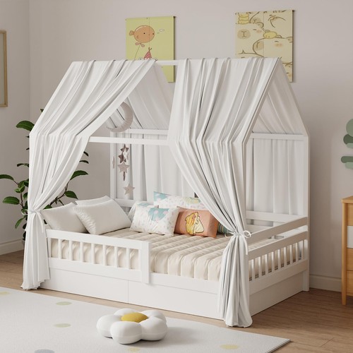 Ciel lit mousseline avec - lit,