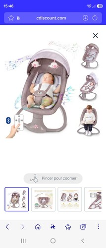Balancelle bébé électrique - balancelle,