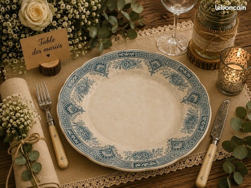 Lot assiettes anciennes - lot, 2