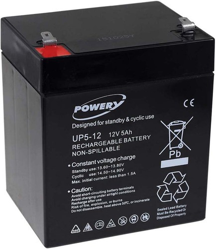 Powery batterie plomb - batterie, up5-12